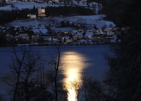 Aufgang von Vollmond 