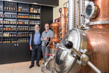 Blick in die Manufaktur der Distillerie Seetal